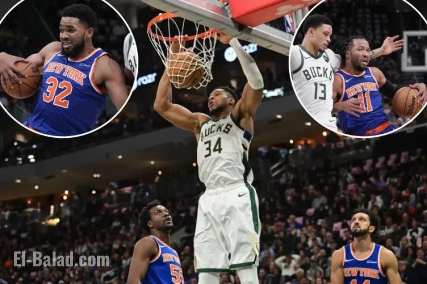 Giannis Antetokounmpo Dominates Towns in Bucks’ Victory Over Knicks