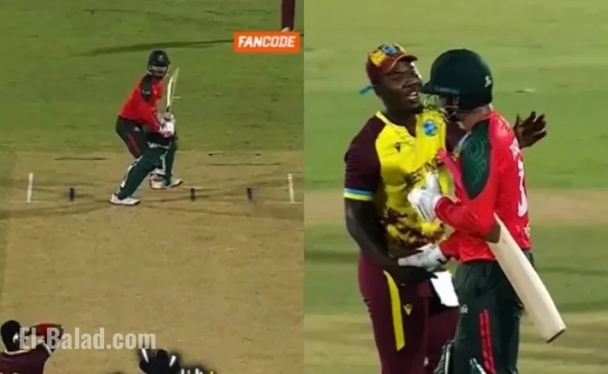 Bangladesh Star Hits Massive Six, Umpire’s Decision Shocks Fans