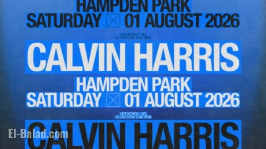 Calvin Harris Set to Electrify Hampden Park This Summer
