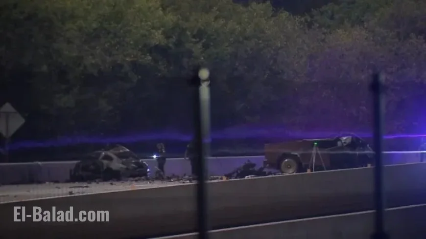 Wrong-Way Driver Dies in Fiery I-10 Katy Freeway Crash, Causes Hours-Long Closure