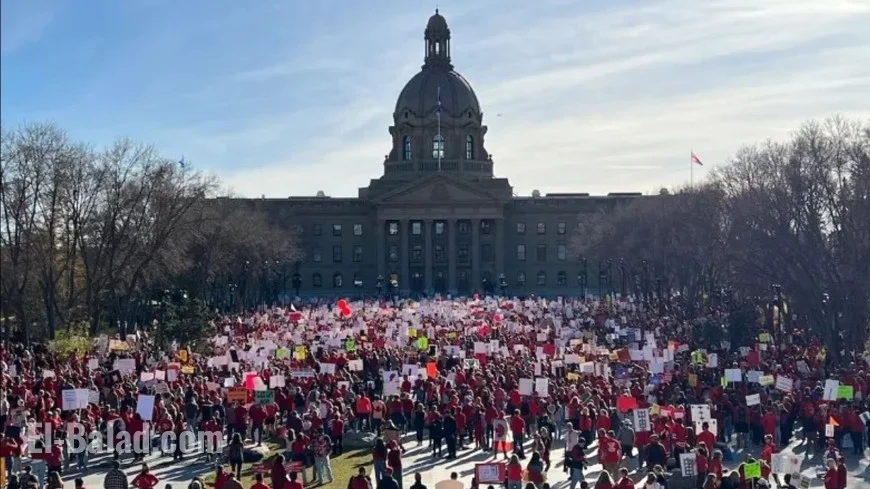 Alberta Federation of Labour mobilizes after province invokes notwithstanding clause to end teachers’ strike