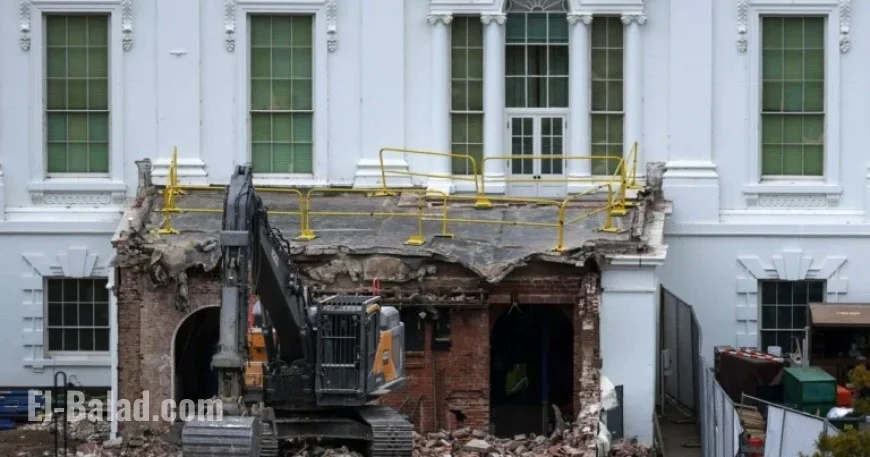 White House Ballroom Contractors Operate Secretly Underground