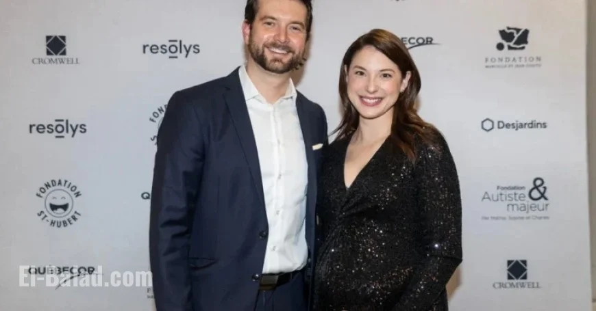 Mylène St-Sauveur’s Baby Charms During TV Studio Visit