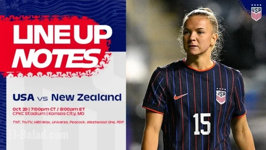 USWNT vs. New Zealand: Key Lineup Details and Starting XI Released
