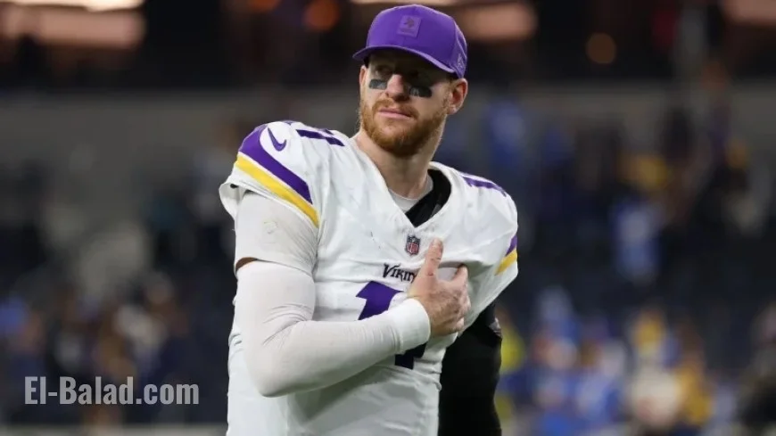 Vikings’ Wentz Determined to Play Through Pain in TNF Game