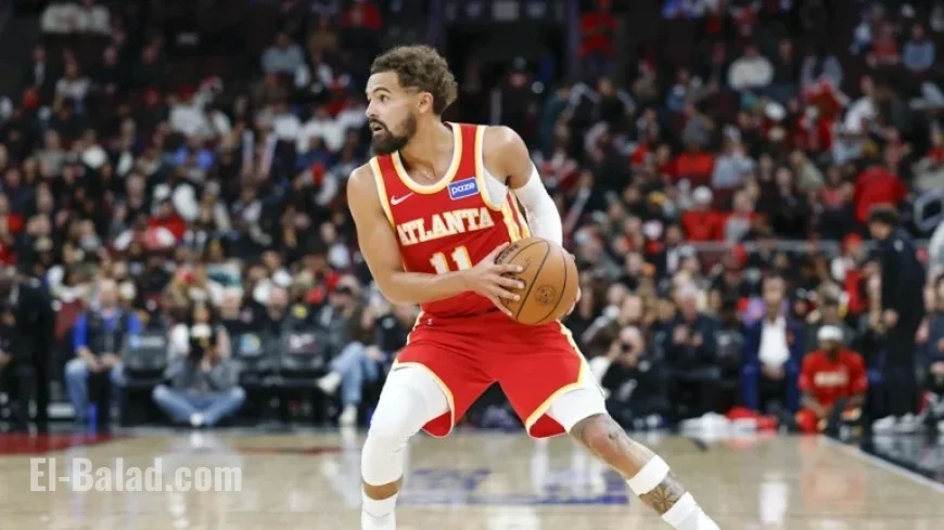 Hawks Sideline Trae Young Against Brooklyn with Knee Sprain