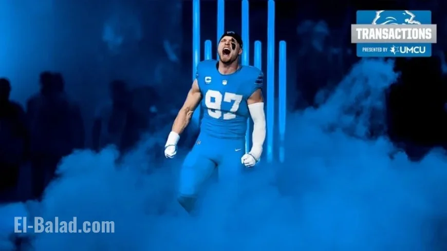 Detroit Lions Extend EDGE Aidan Hutchinson’s Contract Through 2030 Season