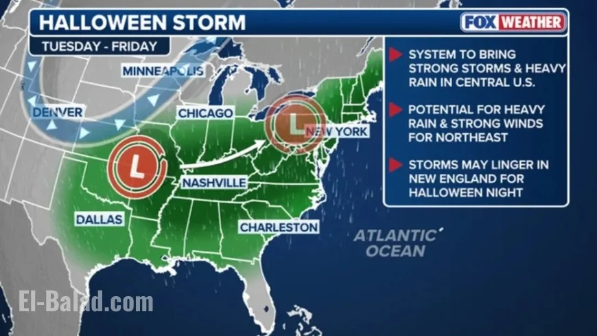 NYC weather forecast: wind and rain Thursday, blustery Halloween, and a breezy but bright marathon Sunday