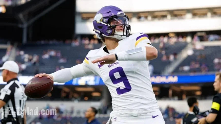 J.J. McCarthy Returns to Full Practice; Starts Against Lions Sunday