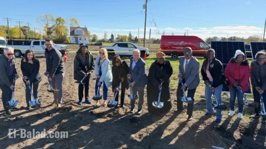 Mayor Duggan, DTE, and Community Launch Solar Farms Project in First Neighborhood