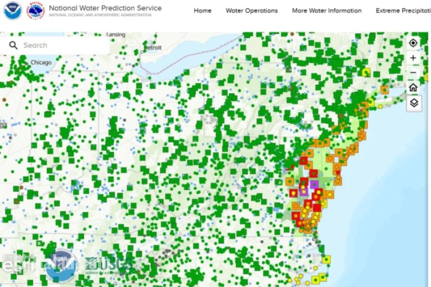 East Coast Braces for Major Flooding: Map Reveals Impact Zones