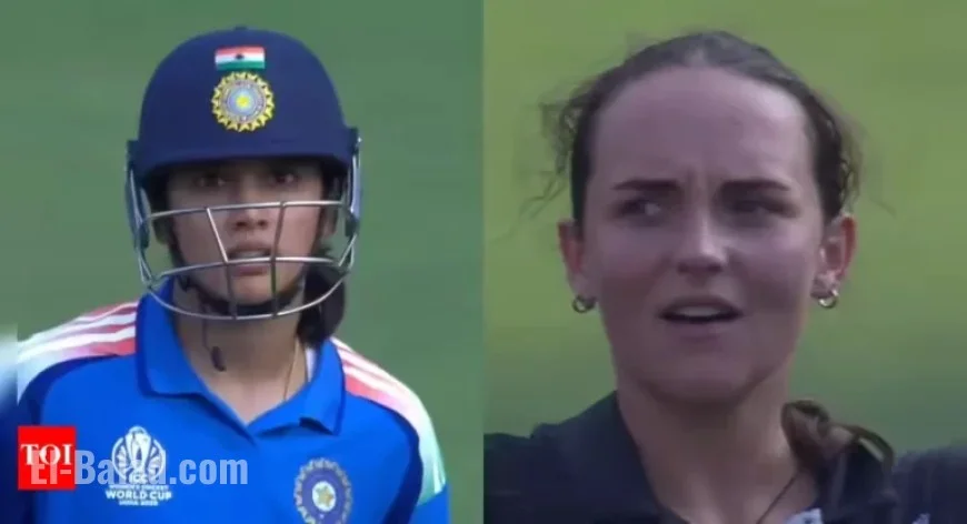 Mandhana’s LBW Dismissal Overturned, Leaves New Zealand Stunned