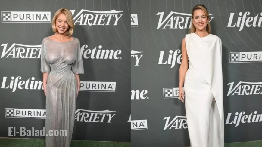 Sydney Sweeney Shines in Cowan Silver Dress at Power of Women 2025