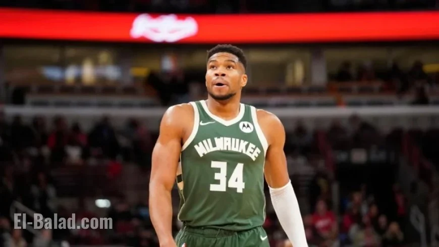 Giannis Antetokounmpo Sidelined Against Warriors with Knee Soreness