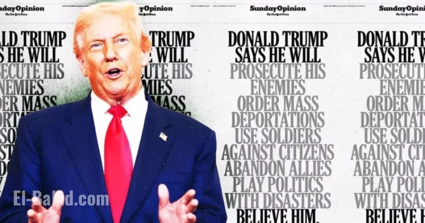 Trump Confirms Fears as Chilling NYT Cover Goes Viral
