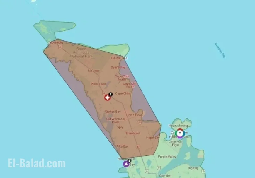 Bruce Peninsula Experiences Widespread Power Outage