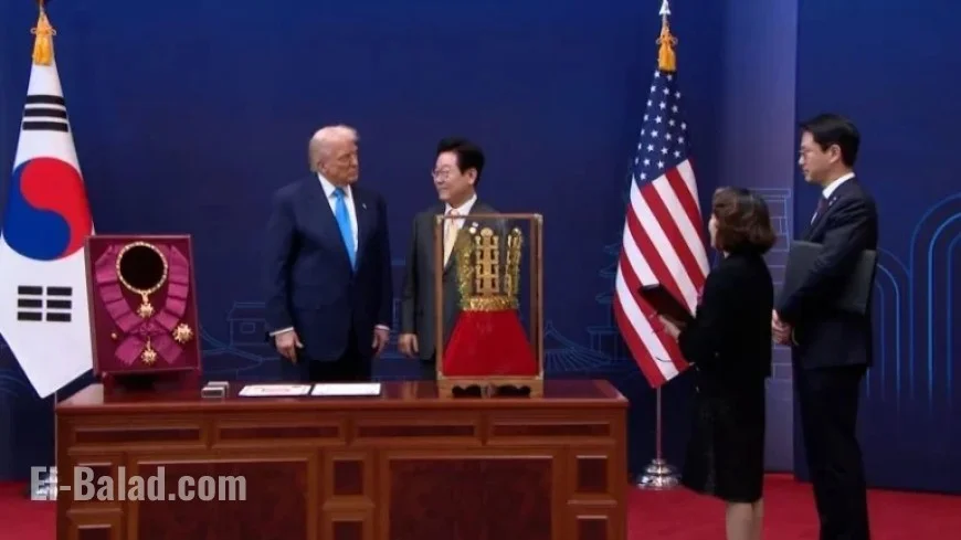 South Korea Awards Trump with Gold Crown
