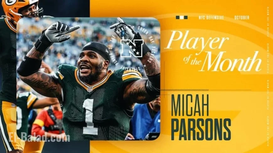 Packers’ Micah Parsons Earns NFC Defensive Player of the Month Honor