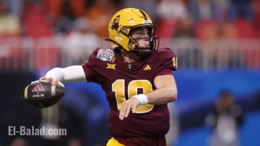 ASU QB Leavitt Undergoes Season-Ending Surgery