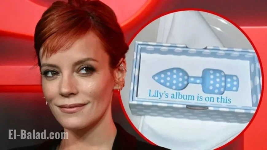 Lily Allen Distributes Butt Plugs at New Album Launch Party