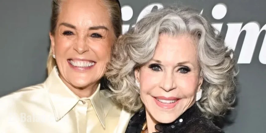 Sharon Stone and Jane Fonda Unite for a Vibrant New Project