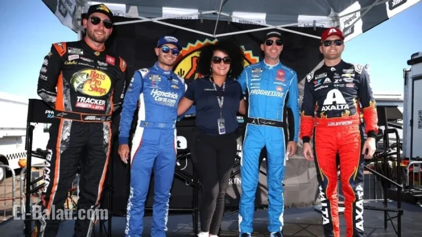 NASCAR Champion Showdown: Briscoe, Byron, Hamlin, Larson Compete