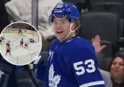 Easton Cowan Nets Stunning First Goal for Maple Leafs