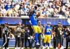 Rams WR Davante Adams Secures 20-Yard Pass from Matthew Stafford vs. Saints