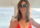Elizabeth Hurley Stuns in Stylish Bikini Ensemble
