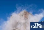 Rescuers Strive to Free Man from Collapsed Rome Medieval Tower