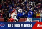 Key Takeaways from Bills vs. Chiefs Matchup
