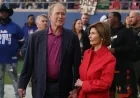 Former U.S. President Tosses Coin at Cowboys vs. Cardinals Game