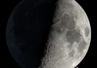 First Quarter Moon Illuminates the Sky on Wednesday, October 29