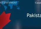Canada and Pakistan Reaffirm Strong, Enduring Ties in Joint Statement