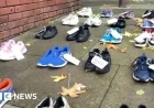 Shoe Protest Shines Light on Neglected Children’s Plight