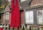 Thousands of Knitted Poppies Enhance Remembrance Display