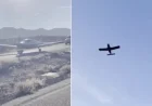 Plane Makes Unconventional Takeoff from Utah Highway