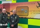 East England Ambulance Service Reveals Remembrance Day Tribute