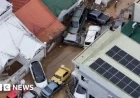 Typhoon Kalmaegi Causes Massive Car Pileups on Philippines Streets