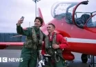 Greg James Soars with Red Arrows for Children in Need Flight
