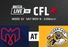 Montreal Alouettes Face Hamilton Tiger-Cats in Eastern Final Showdown