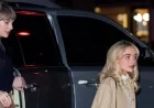 Taylor Swift and Sabrina Carpenter Embrace Their Height-Difference Friendship in Style