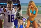 Influencer Refutes Affair Rumors with Engaged LSU Quarterback Amid Viral Article