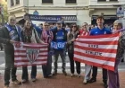 Oviedo Fans Paint Bilbao Blue Ahead of Clash with Athletic