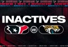 Week 10 Inactives Revealed