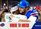 Buffalo Bills vs. Miami Dolphins: Week 10 Broadcast and Streaming Guide
