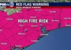 Southeast Texas Faces Fire and Freeze Warnings Amid Houston Weather Alert