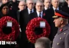 King Charles Leads Remembrance Sunday Silence at the Cenotaph Ceremony