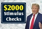 “Trump stimulus check” buzz returns: $2,000 tariff dividend teased, but no payments authorized yet