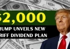 $2,000 tariff dividend date: What’s been promised, what’s possible, and why no checks are scheduled yet